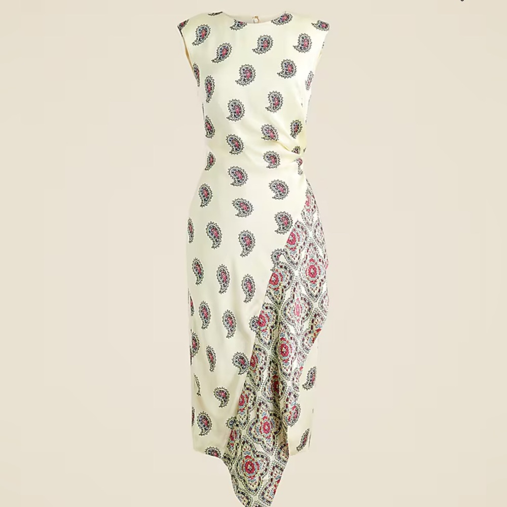 Exquisite J Crew paisley midi - pristine condition - size 14